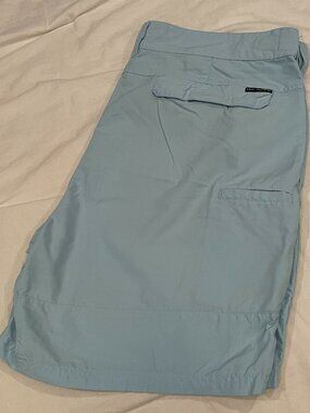 Huk Fishing Shorts Mens 3XL Blue Performance Nylon Outdoor Stretch Rogue 7”